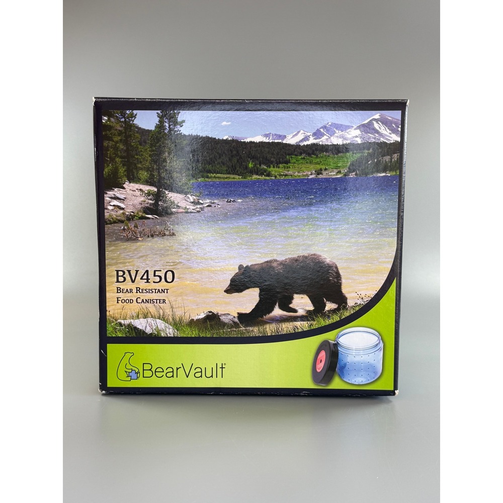 BearVault BV450 Bear Resistant Food Container 7.2L / 440 cu in — New